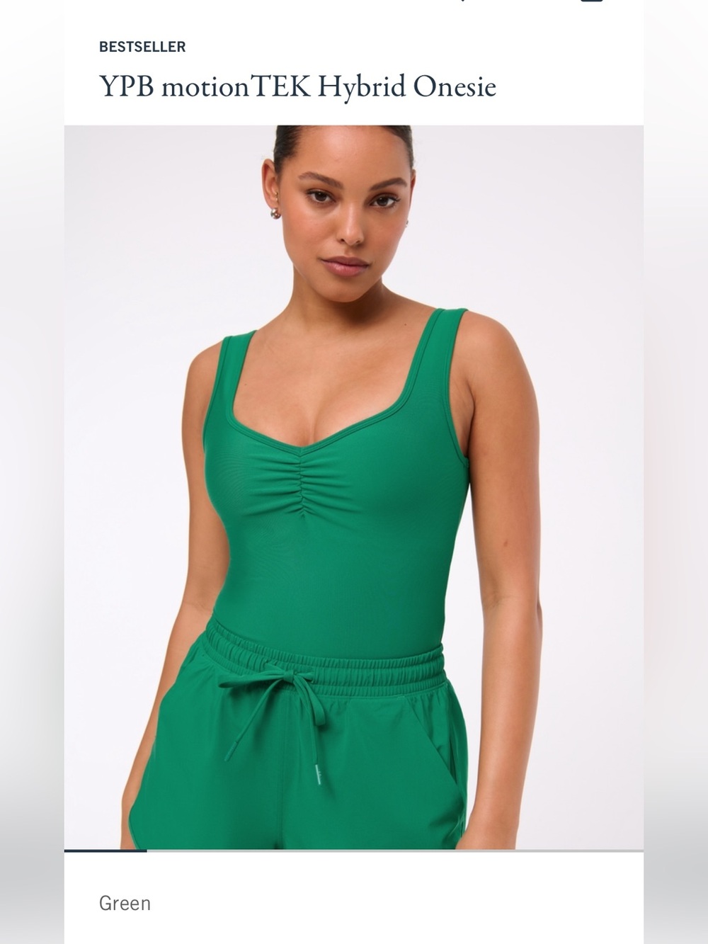 Abercrombie and Fitch YPB motionTEK Hybrid Onesie